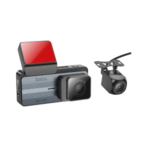 hoco. Auto kamera, 4 Mpxiel, Dual Camera, 2K, GPS, WiFi - DV12