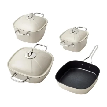 Gigilli 7-dijelni set posuđa Fabel krem - 071486